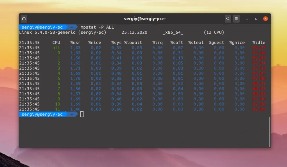Процессор на пределе? Как проверить нагрузку на CPU в Linux
