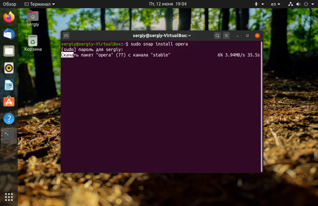 Opera в Ubuntu 20.04: Установи мощный браузер с VPN и читалкой RSS за 5 минут