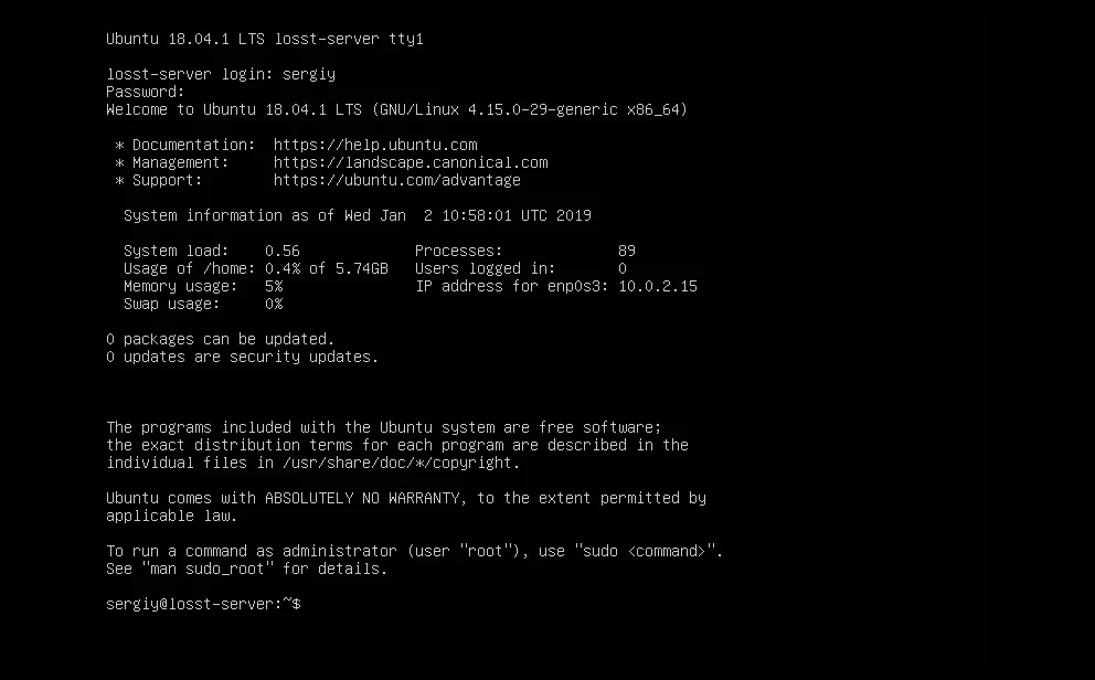 Ubuntu Server 18.04: Пошаговая установка нового сервера с нуля