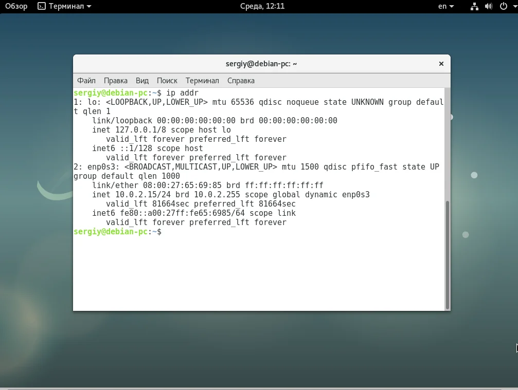Сеть в Debian 9: Полный контроль через командную строку