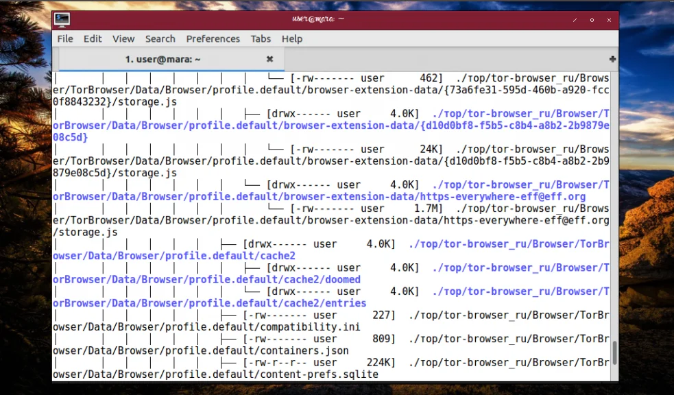 Tree: Ваш гид по джунглям файловой системы Linux
