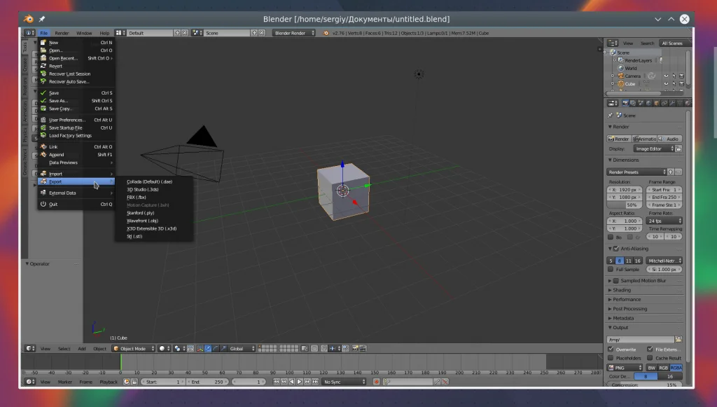 Blender с нуля: Первые шаги в 3D-моделировании для новичков