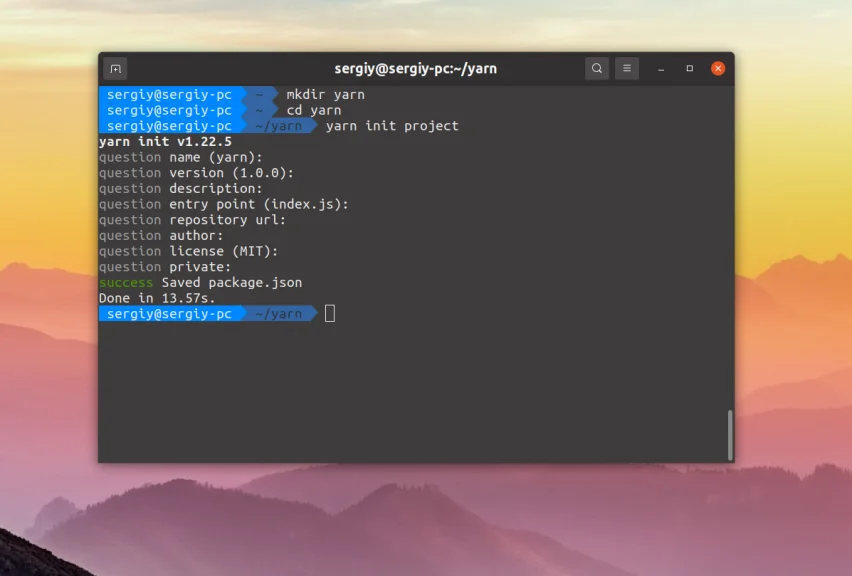Yarn в Ubuntu: Быстрая установка и эффективная работа с пакетами