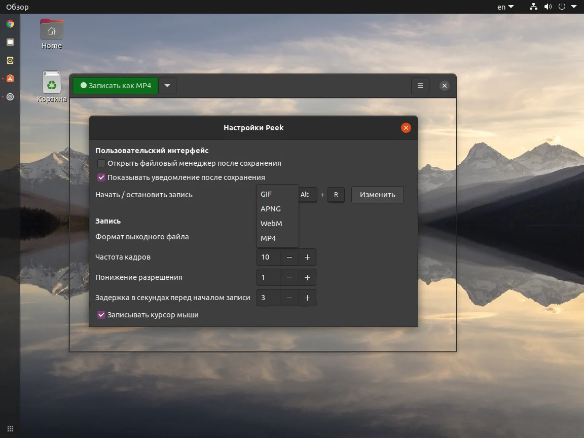 Топ-5 лучших программ для записи экрана в Linux: от GIF до стримов