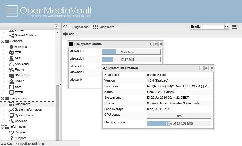 OpenMediaVault на флешке: Экономим диски и создаем мощный NAS своими руками