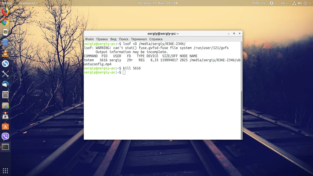 Устройство занято: как быстро исправить ошибку в Linux
