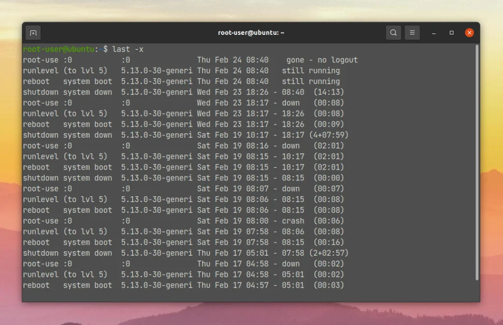 Кто, когда и откуда: Раскрываем все тайны входов в Linux с помощью last
