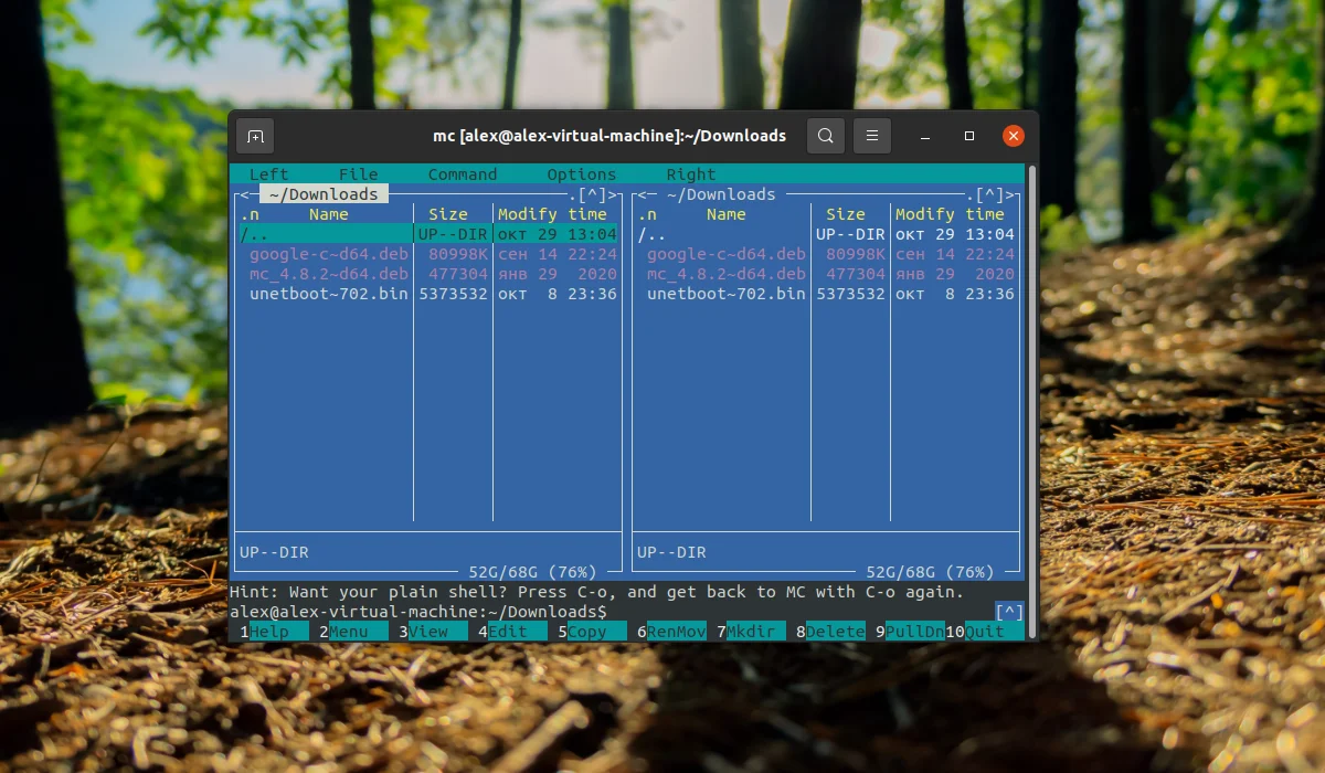 Midnight Commander в Ubuntu 20.04: Установи легендарный файловый менеджер за 2 минуты