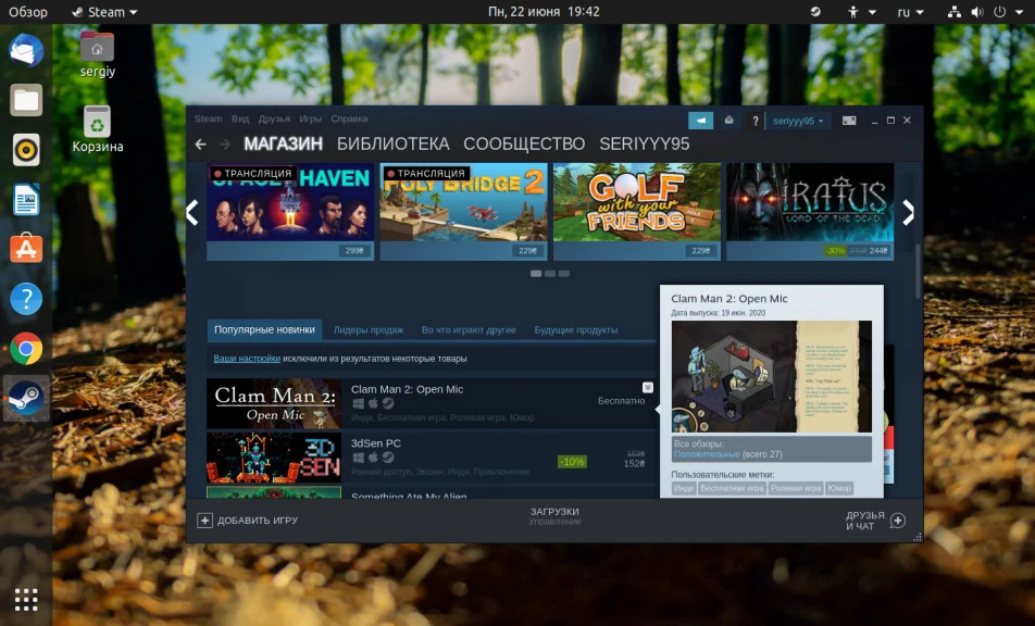 Игры на Ubuntu 20.04: Полная установка Steam за 5 минут