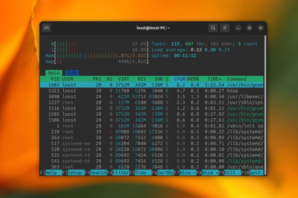 Где в Ubuntu диспетчер задач? 4 лучших способа его заменить
