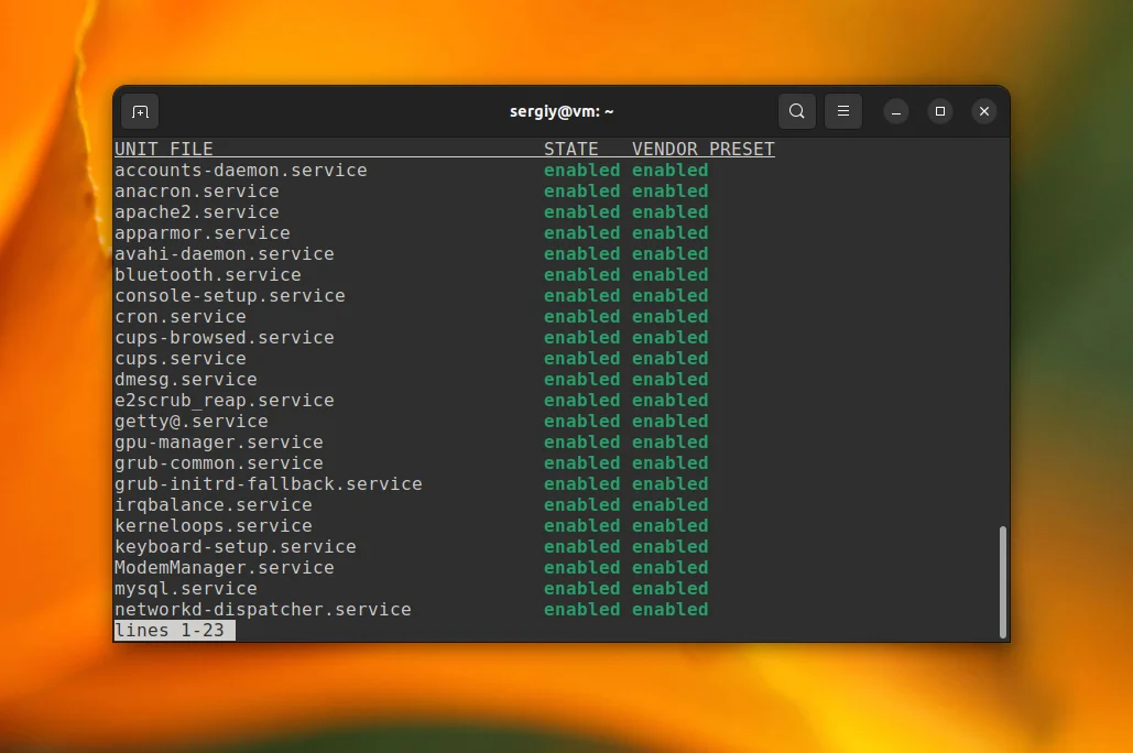 Ubuntu: Как добавить сервис в автозагрузку и ускорить работу системы