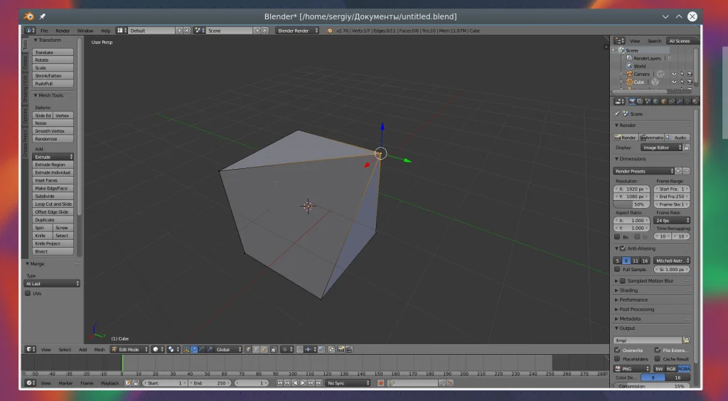 Blender с нуля: Первые шаги в 3D-моделировании для новичков
