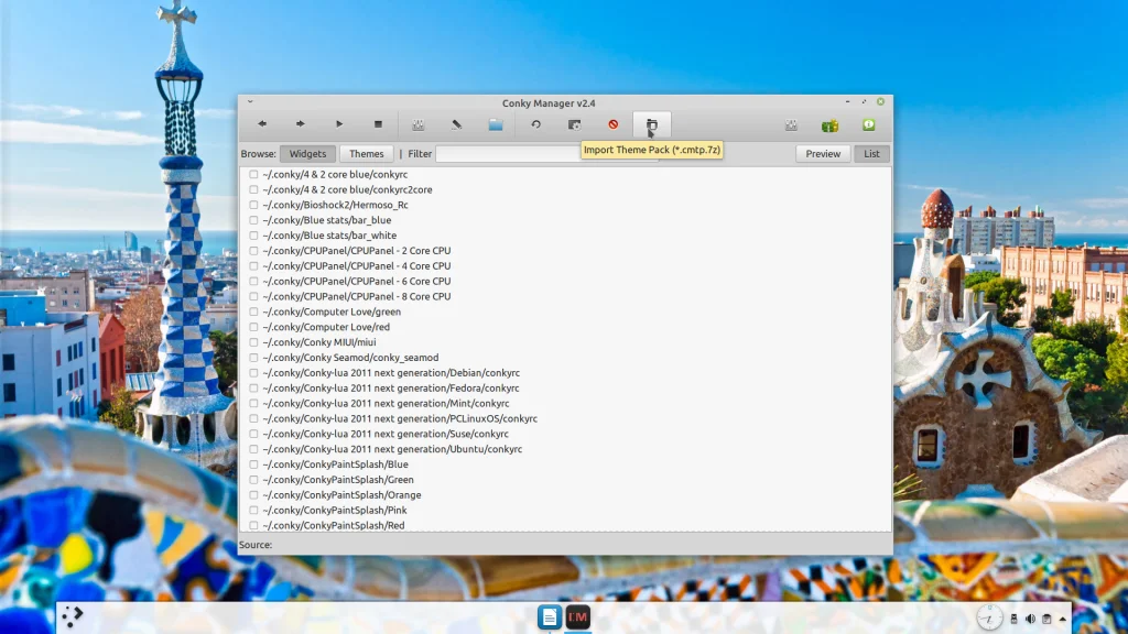 Conky Manager: Преврати рабочий стол Linux Mint в мощный командный центр