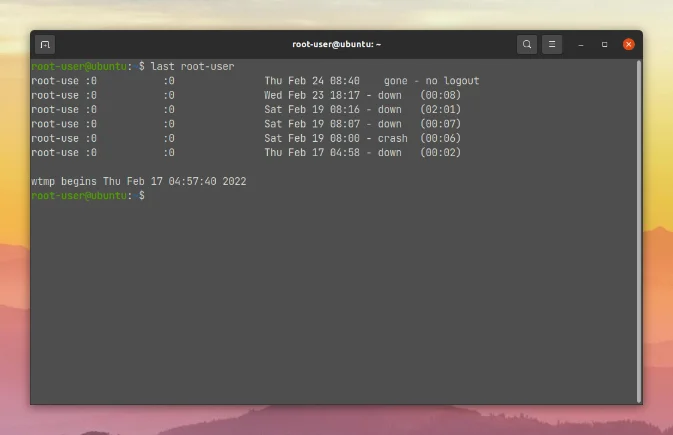 Кто, когда и откуда: Раскрываем все тайны входов в Linux с помощью last