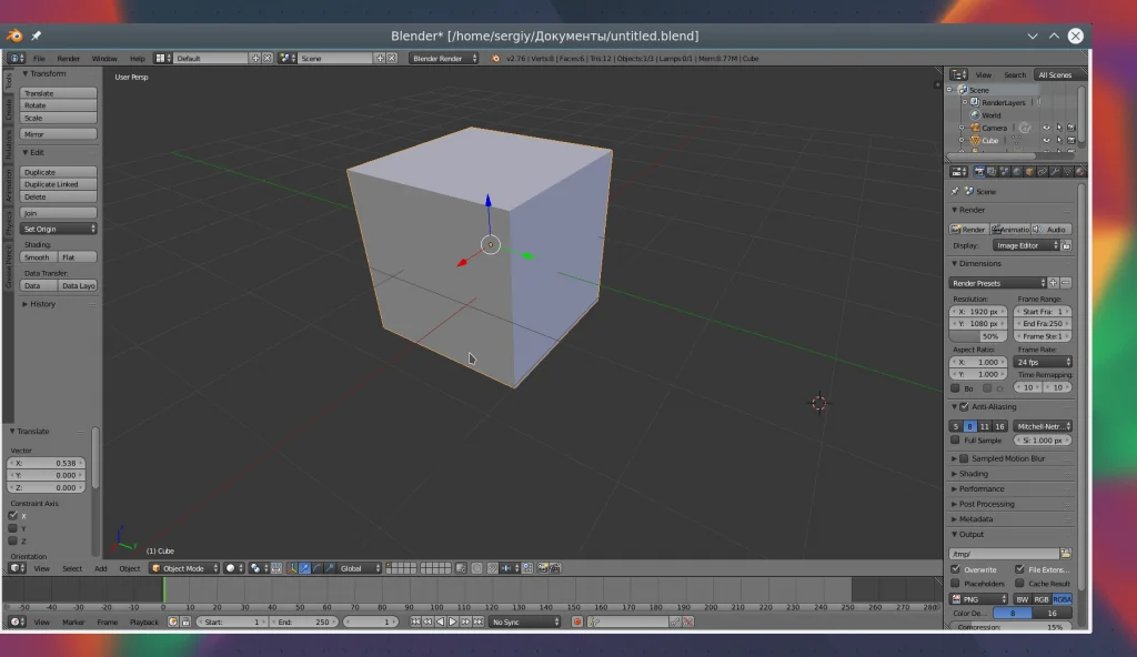 Blender с нуля: Первые шаги в 3D-моделировании для новичков