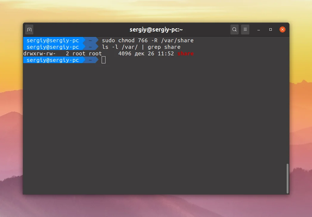 Общие папки в Linux: Как настроить доступ для команды за 5 минут