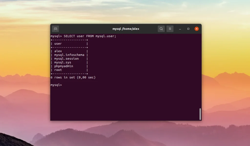 Кто имеет доступ к вашей базе? Смотрим всех пользователей MySQL