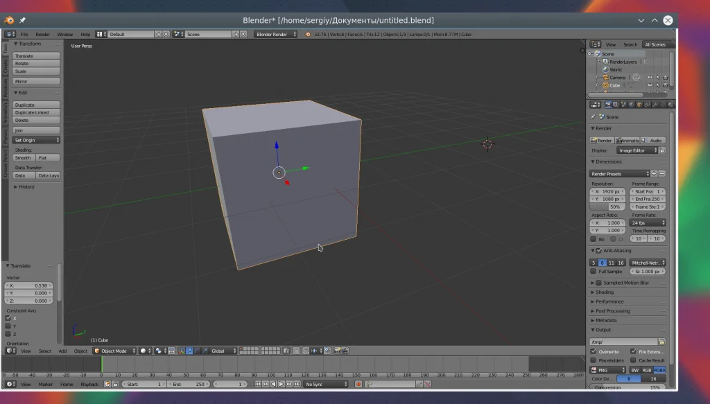 Blender с нуля: Первые шаги в 3D-моделировании для новичков