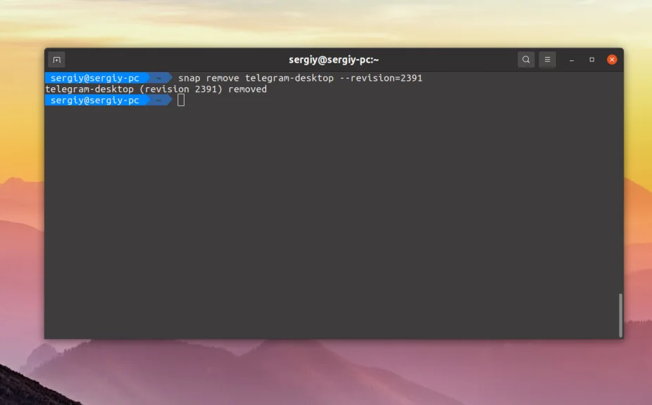 Snap-пакеты съедают память? Освобождаем место в Linux за 2 команды