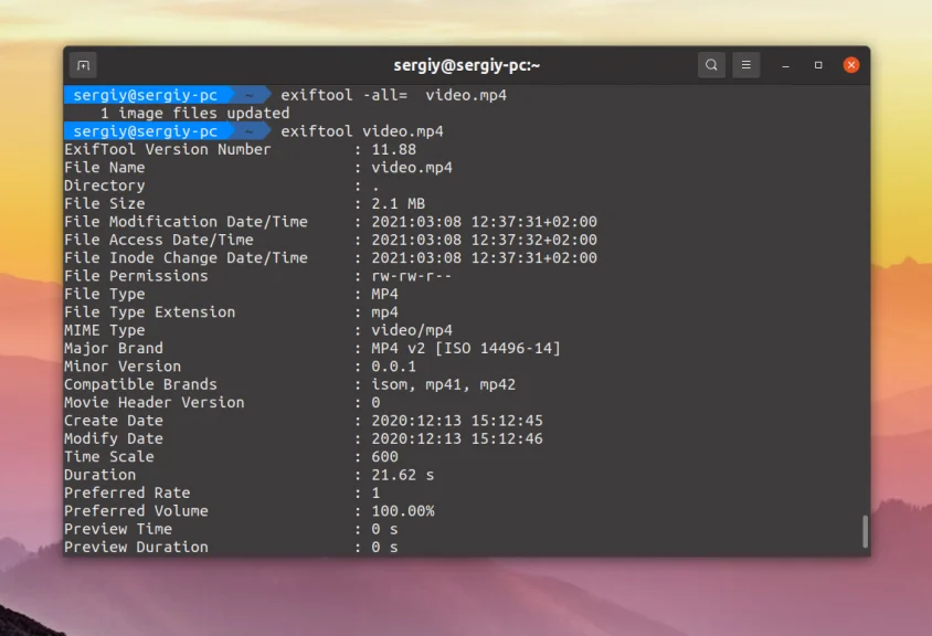 ExifTool: Как найти и удалить скрытые данные из ваших фото и видео