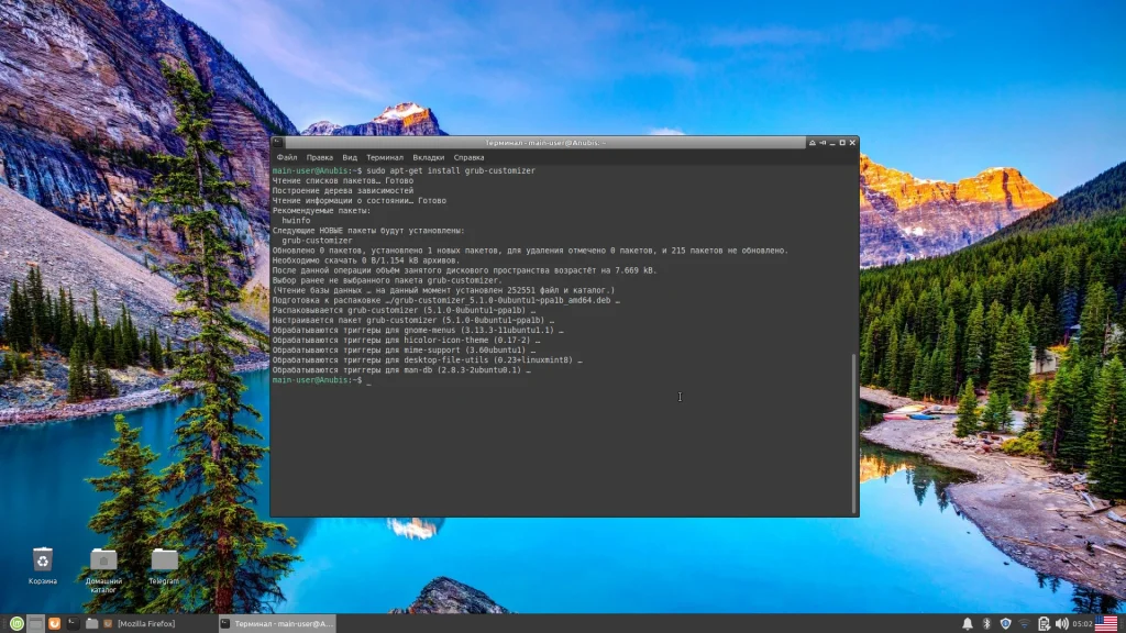 Grub Customizer: Преобразите скучный экран загрузки Linux Mint за 5 минут