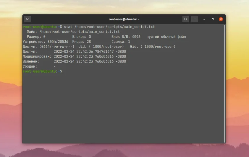 Как узнать, когда файл был создан в Linux: 2 рабочих способа