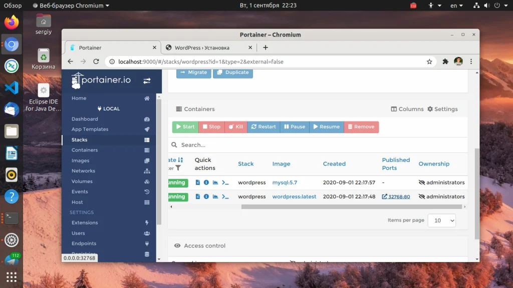 Portainer: Управляй Docker-контейнерами через веб-интерфейс легко и просто