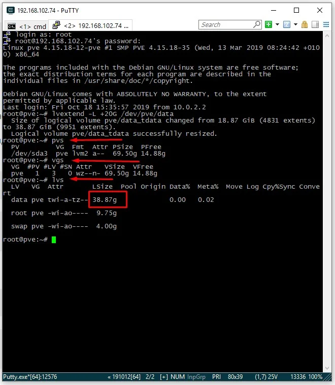 Увеличиваем диск LVM в Proxmox VE: пошаговый гайд без потери данных