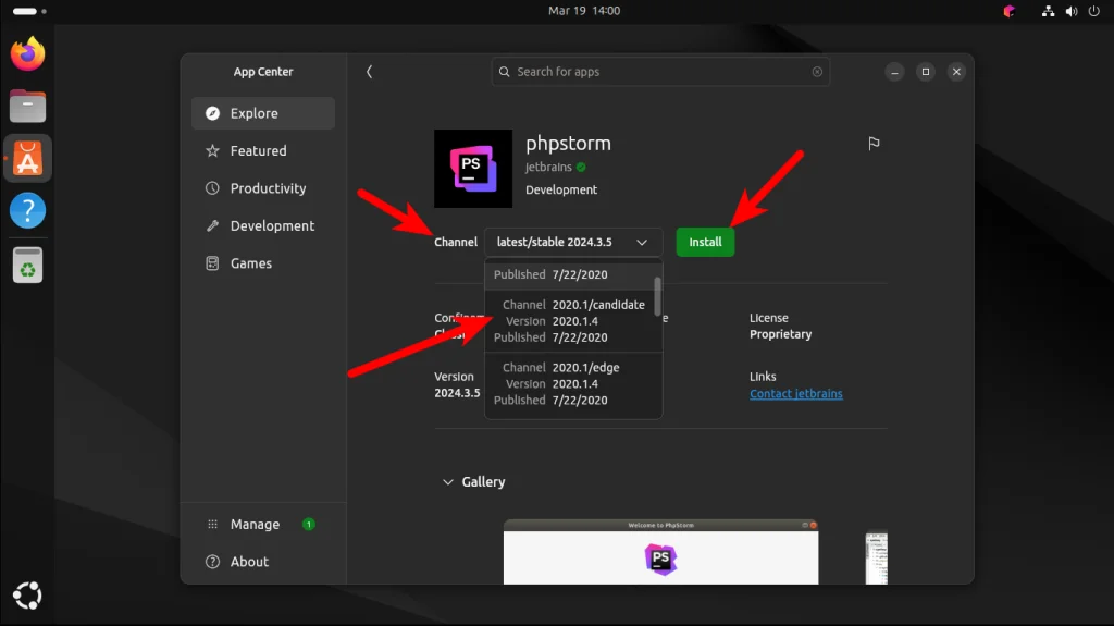 PHPStorm в Ubuntu 24.04: 3 простых способа установки