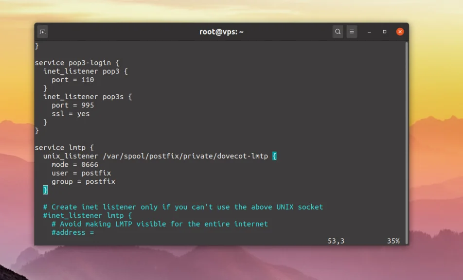 Свой почтовый сервер на Ubuntu: Postfix и Dovecot за час