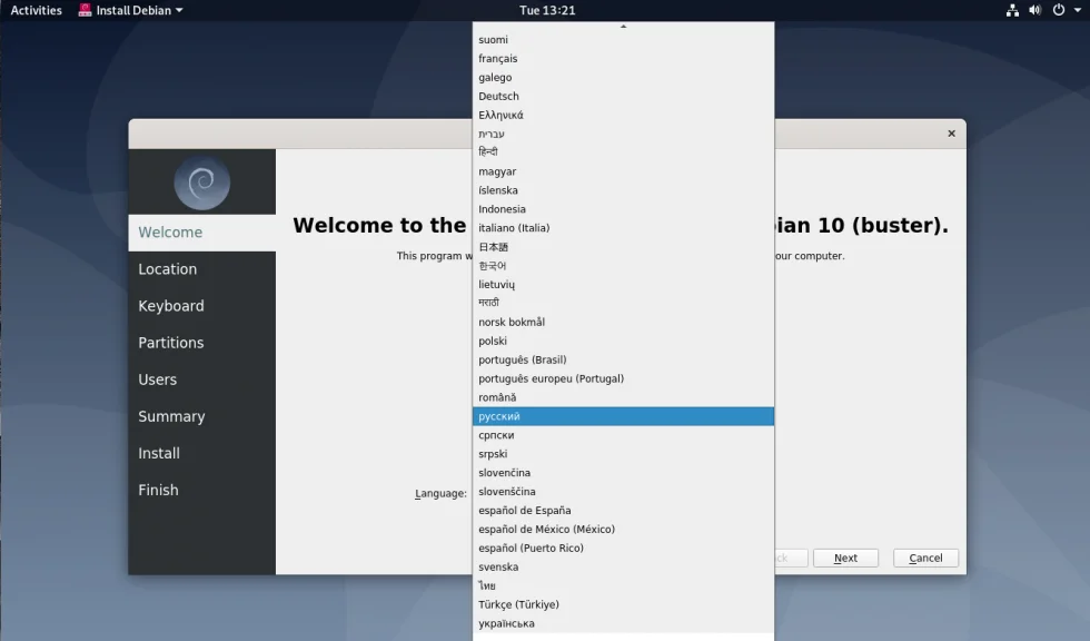 Debian 10 Buster: Полное руководство по установке для новичков