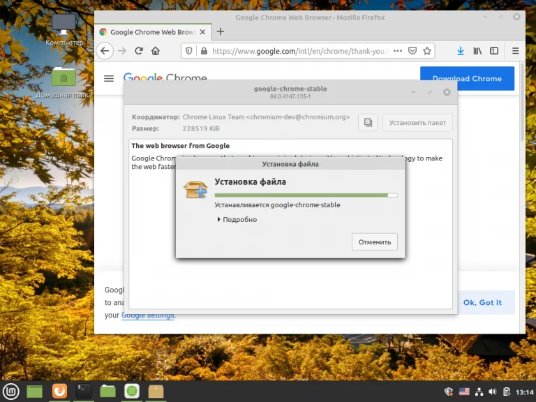 Установи Google Chrome в Linux Mint: 3 рабочих способа для уверенных пользователей