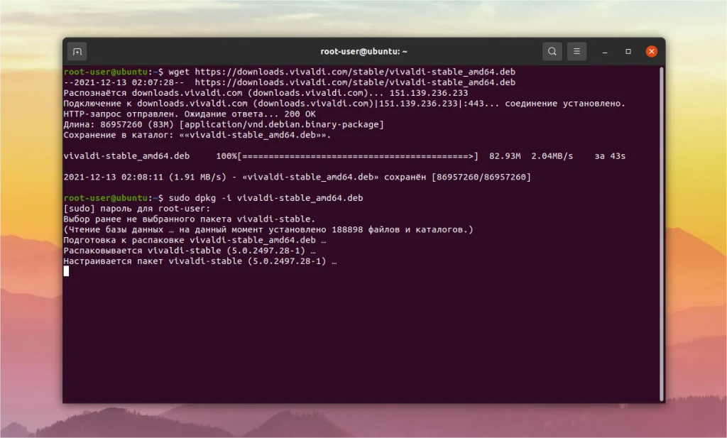Vivaldi в Ubuntu 20.04: Установи браузер для тех, кто ценит приватность