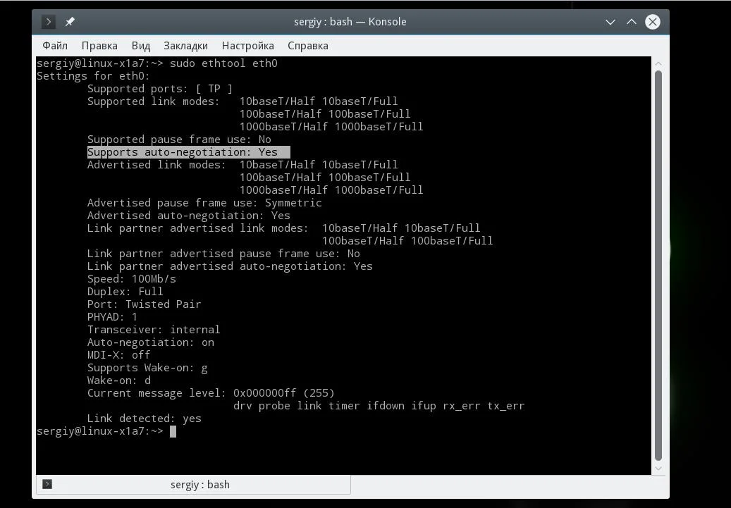 Сетевая карта в Linux: как найти и узнать все характеристики