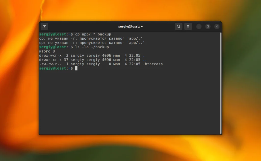 Секрет копирования скрытых файлов в Linux: 3 рабочих способа