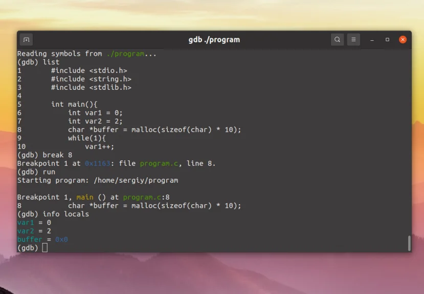 GDB: Полное руководство по отладке программ на C/C++ для начинающих
