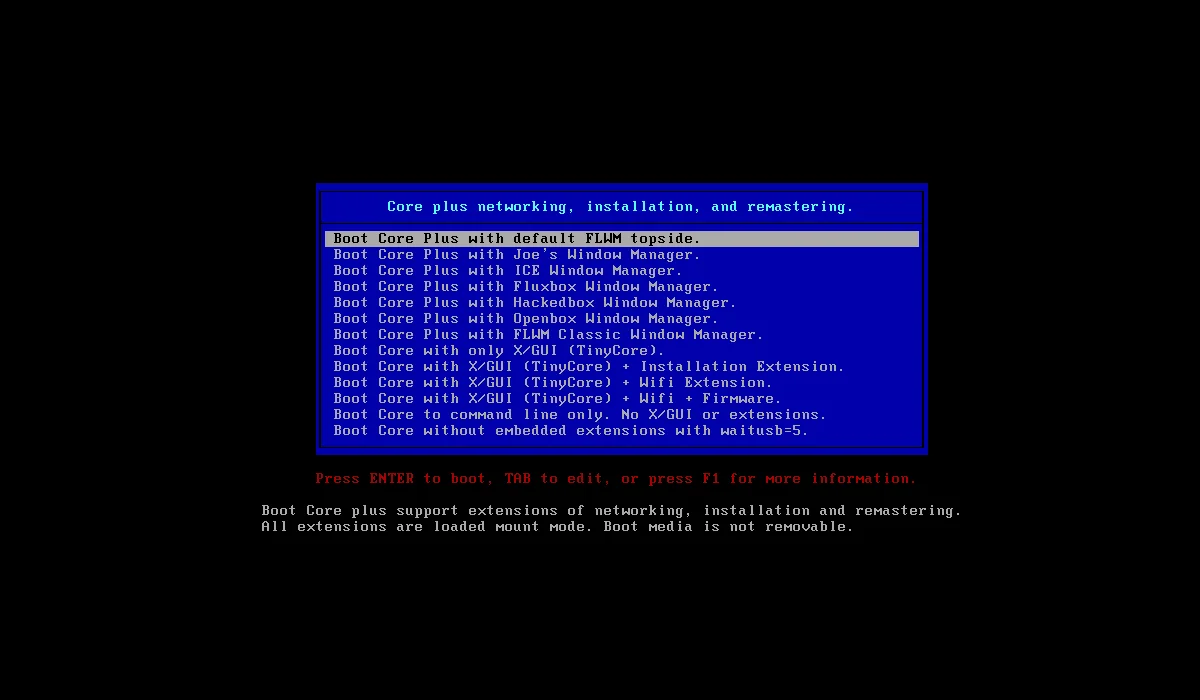 Воскреси свой старый ПК: Устанавливаем Tiny Core Linux — систему размером с картинку!