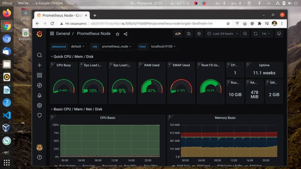 Мониторинг серверов на автопилоте: Полная установка Prometheus и Grafana с нуля