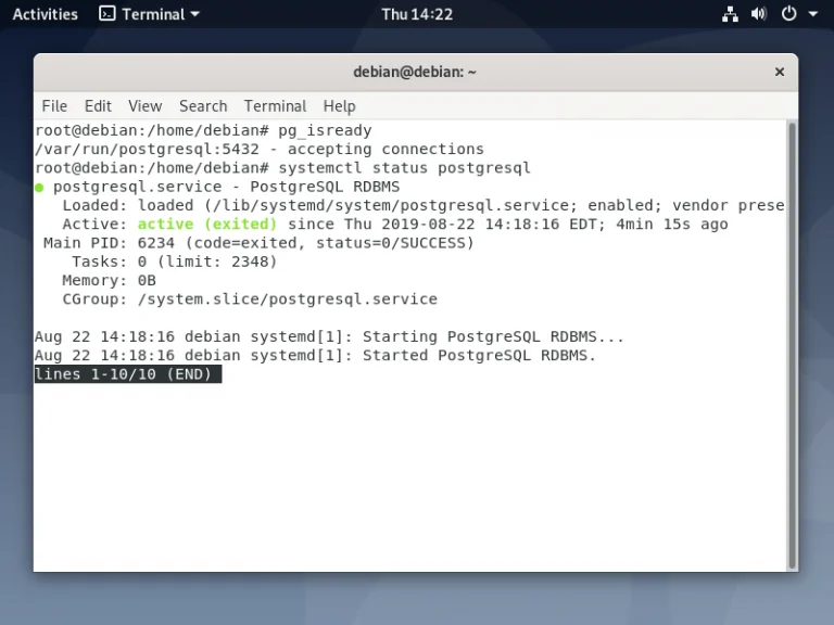 PostgreSQL в Debian 10: Быстрая установка и тонкая настройка мощной СУБД