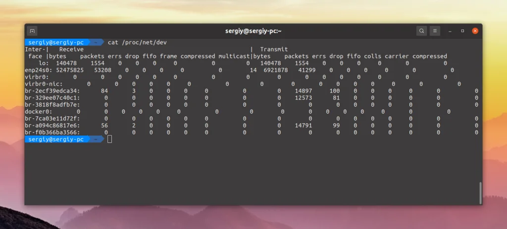 Сетевые интерфейсы в Linux: 6 способов посмотреть список и информацию
