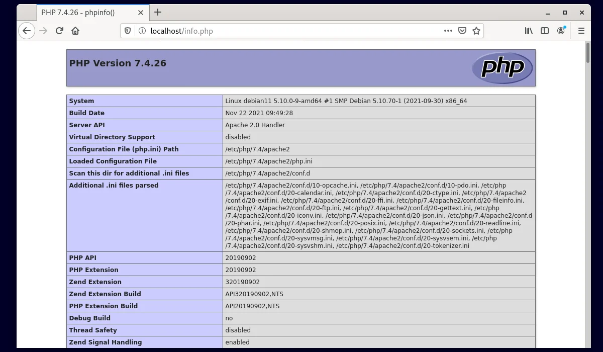 PHP на Debian: Полная инструкция по установке и настройке