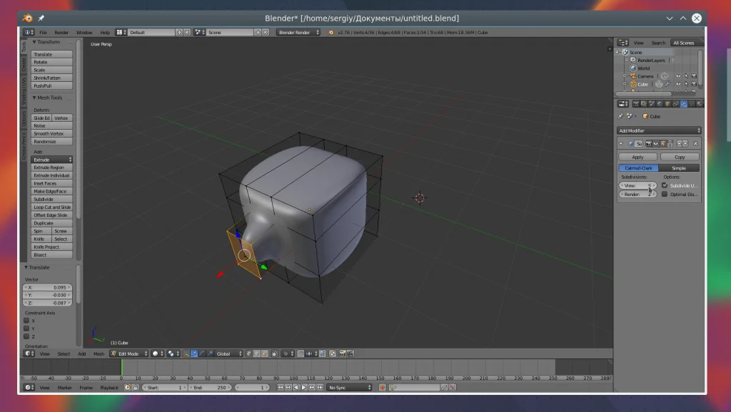 Blender с нуля: Первые шаги в 3D-моделировании для новичков