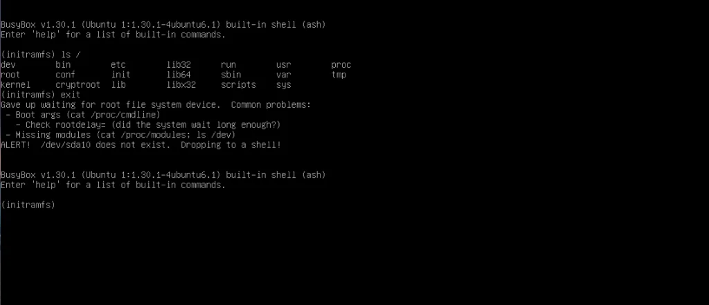 Зависла на initramfs? Выход есть! Решаем проблему с загрузкой Ubuntu