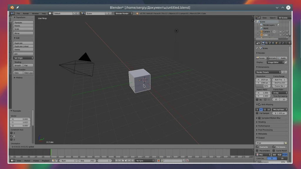 Blender с нуля: Первые шаги в 3D-моделировании для новичков