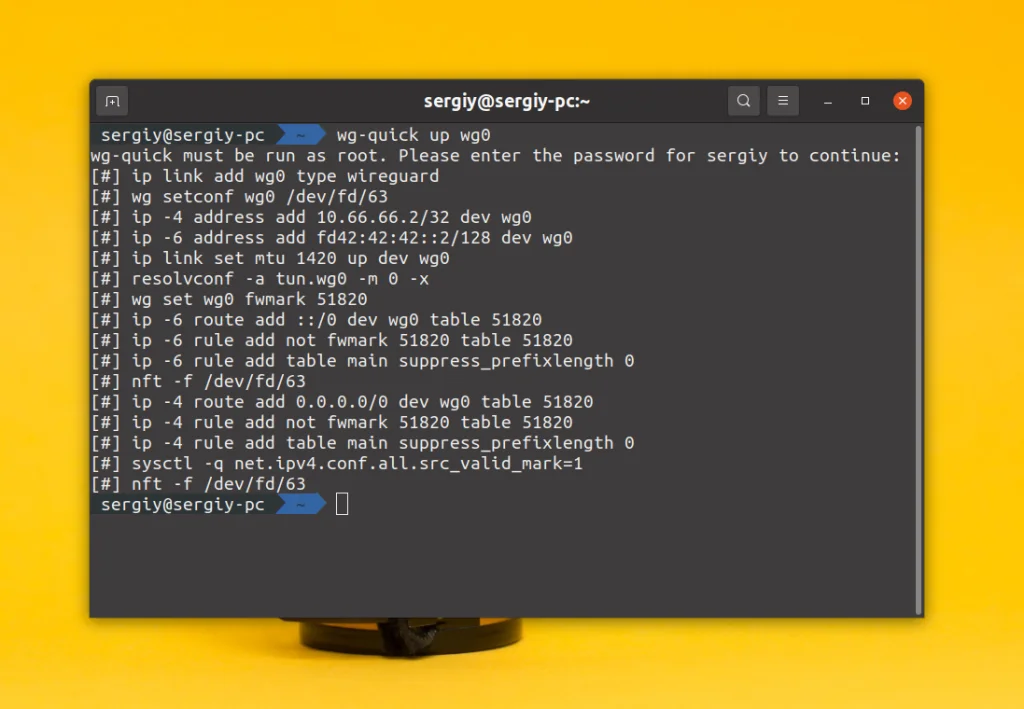 WireGuard за 5 минут: Быстрый VPN для Linux без сложных настроек