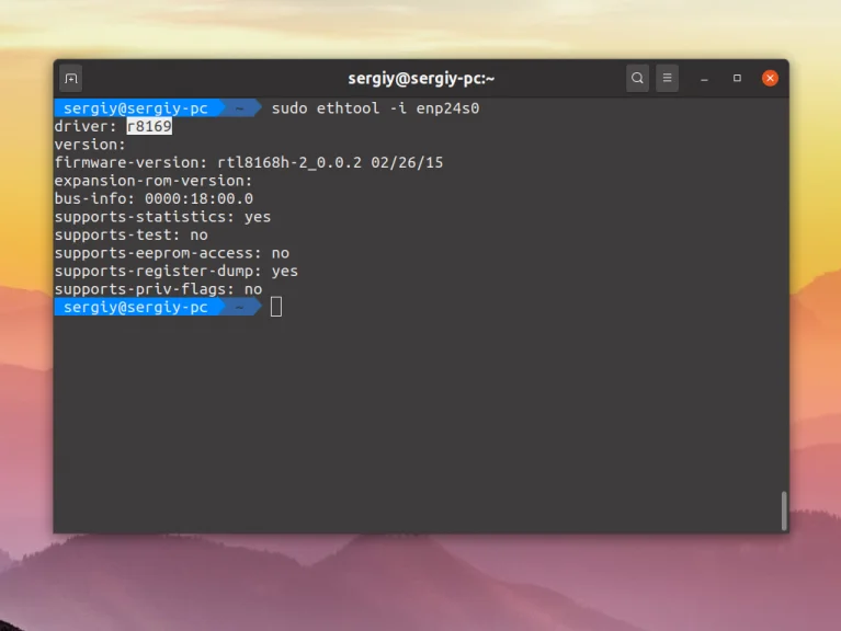 Ethtool: Полный контроль над сетевым интерфейсом в Linux