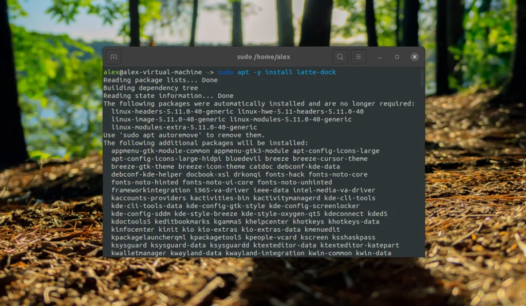 Latte Dock: Как превратить рабочий стол Ubuntu в шедевр