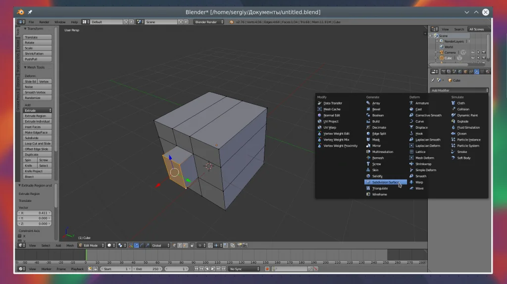 Blender с нуля: Первые шаги в 3D-моделировании для новичков