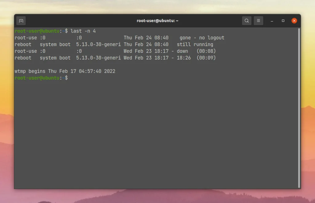 Кто, когда и откуда: Раскрываем все тайны входов в Linux с помощью last