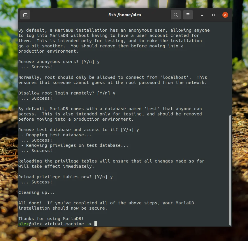 MariaDB в Ubuntu 20.04: Полное руководство по установке и настройке
